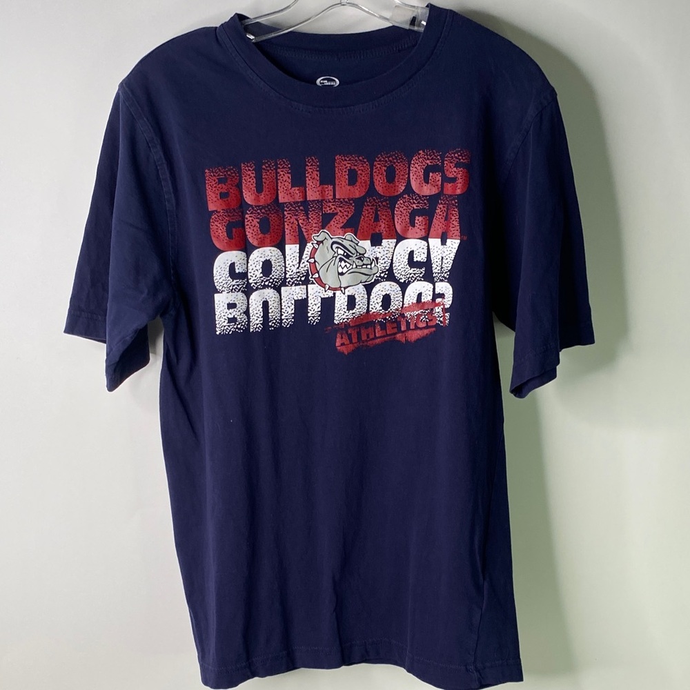 Navy Bulldogs Graphic Tee - Short Sleeve Youth Size XXL / 18 - Hole - 1106